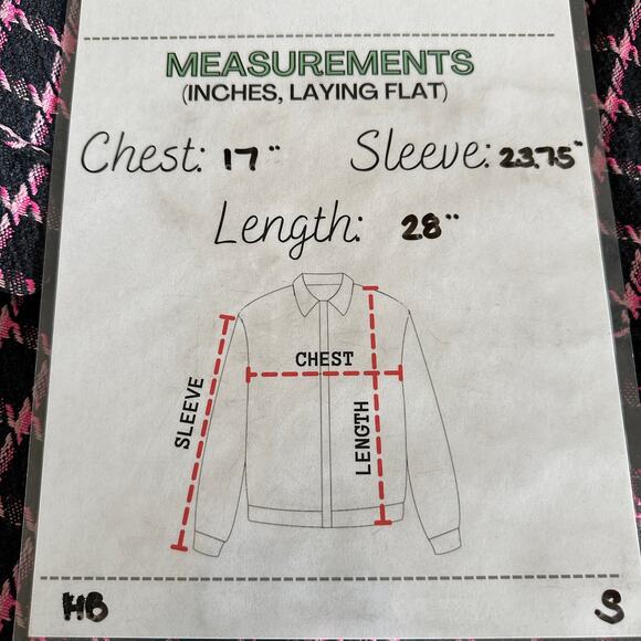 RACHEL ZOE | Pink Black Double-Breasted Check Wool Blend Blazer NEW Size Small - Picture 7 of 14